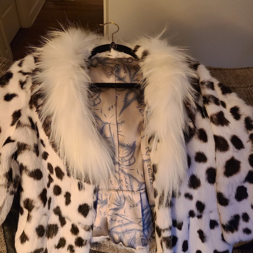 Rabbit fur jacket